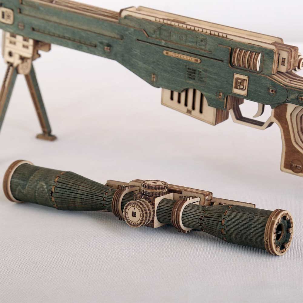 AWM Sniper Rifle 3D Wooden Puzzle