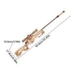 AWM Sniper Rifle 3D Wooden Puzzle_Wood_6