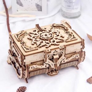 Antique Box 3D Wooden Puzzle_2