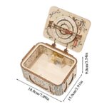 Antique Password Treasure Box 3D Wooden Puzzle_6