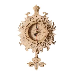 Baroque Wall Clock 3D Wooden Puzzle_1