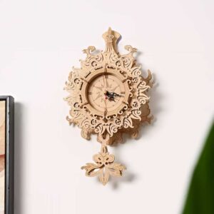 Baroque Wall Clock 3D Wooden Puzzle_2