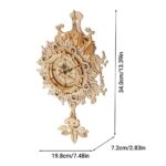 Baroque Wall Clock 3D Wooden Puzzle_5