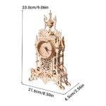 Belfry Table Clock 3D Wooden Puzzle_5
