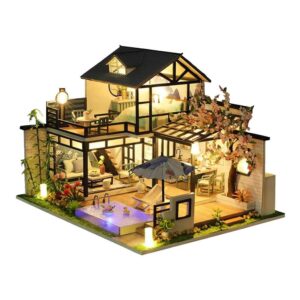 Caroline's Vintage Courtyard DIY Miniature Dollhouse_1