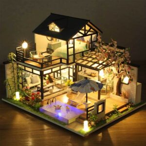 Caroline's Vintage Courtyard DIY Miniature Dollhouse_2