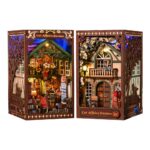 Cat Affairs Bureau Book Nook Miniature Dollhouse_1