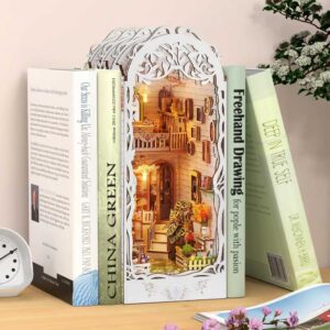 Cathy's Flower House Book Nook Miniature Dollhouse_2