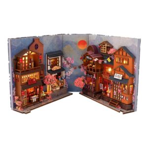 Cherry Blossom Alley Book Nook Miniature Dollhouse_1
