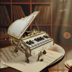 Chord Movement Piano 3D Wooden Puzzle_White_4