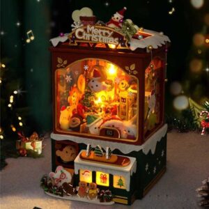 Christmas Claw Crane Theme DIY Miniature Dollhouse_2