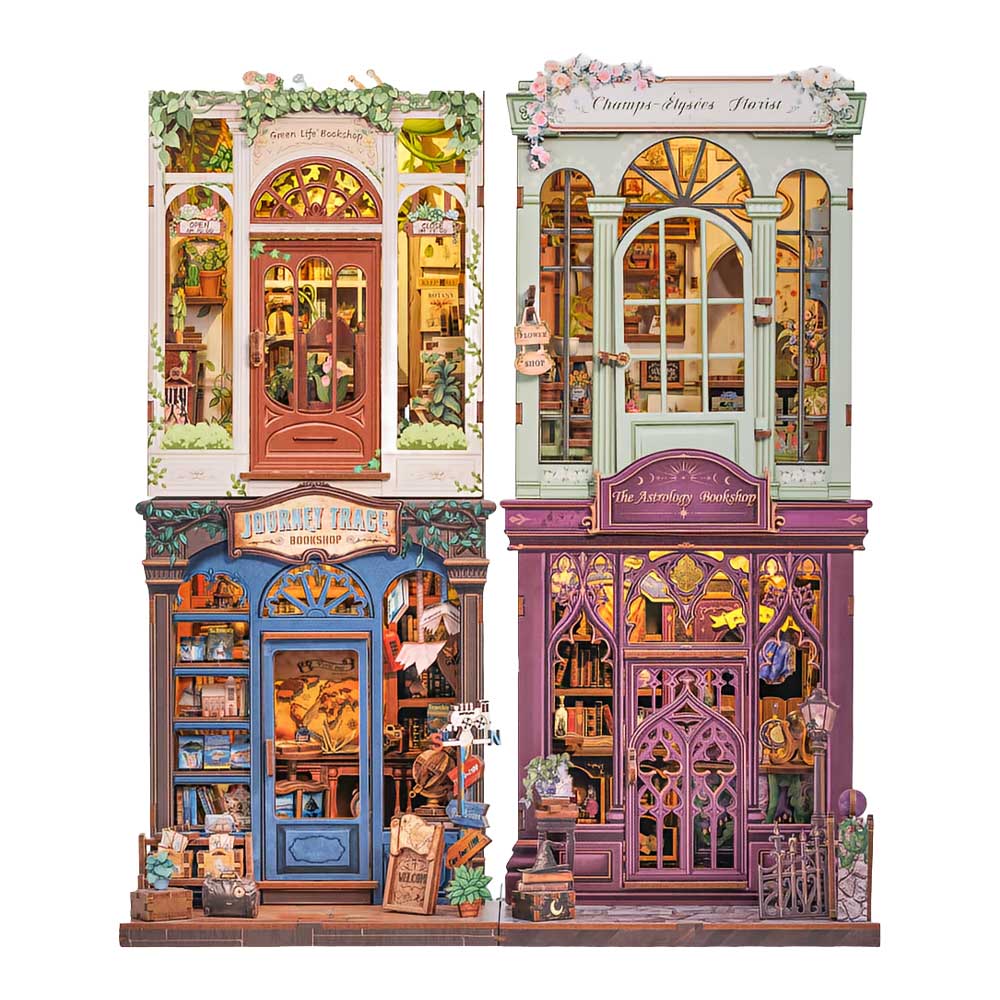 City Walk Stackable DIY Miniature Dollhouse_1 City Walk Stackable DIY Miniature Dollhouse_1
