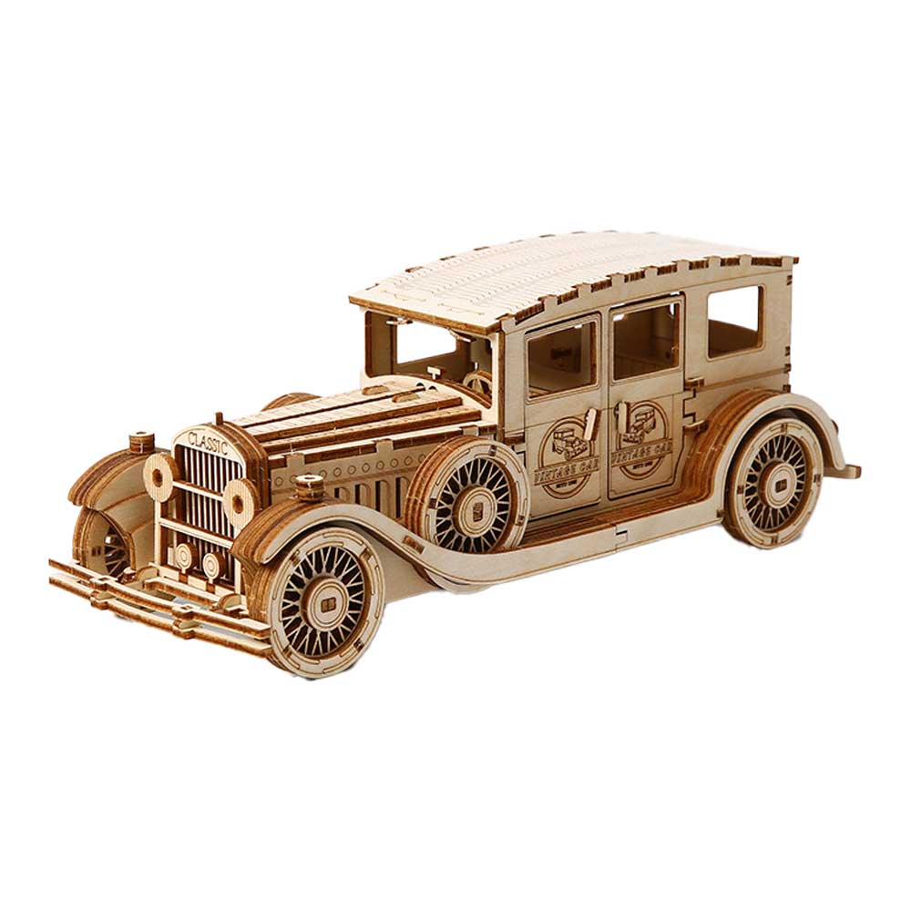 Classic Vintage Car 3D Wooden Puzzle_1 Classic Vintage Car 3D Wooden Puzzle_1