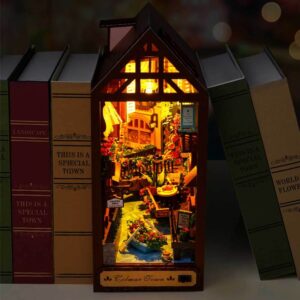 Colmar Town Book Nook Miniature Dollhouse_2