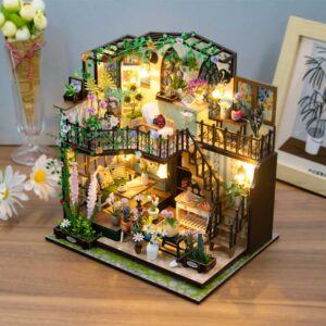 Darcy's Flower House DIY Miniature Dollhouse_2