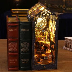 Detective Agency Book Nook Miniature Dollhouse_2
