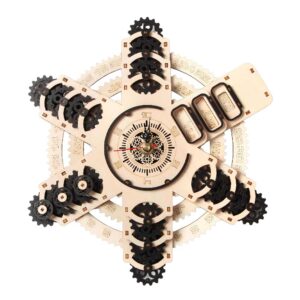 Dioramas Wall Clock 3D Wooden Puzzle_1