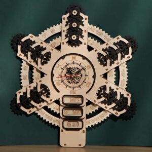 Dioramas Wall Clock 3D Wooden Puzzle_2