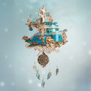 Dreamcatcher Dudu Ship 3D Wooden Puzzle_Blue_2