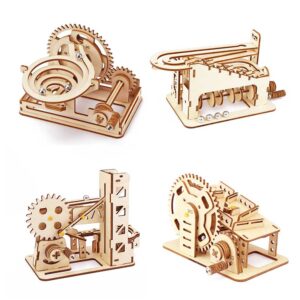 Easy Maze Ball Marble Run Series 3D Wooden Puzzle_1