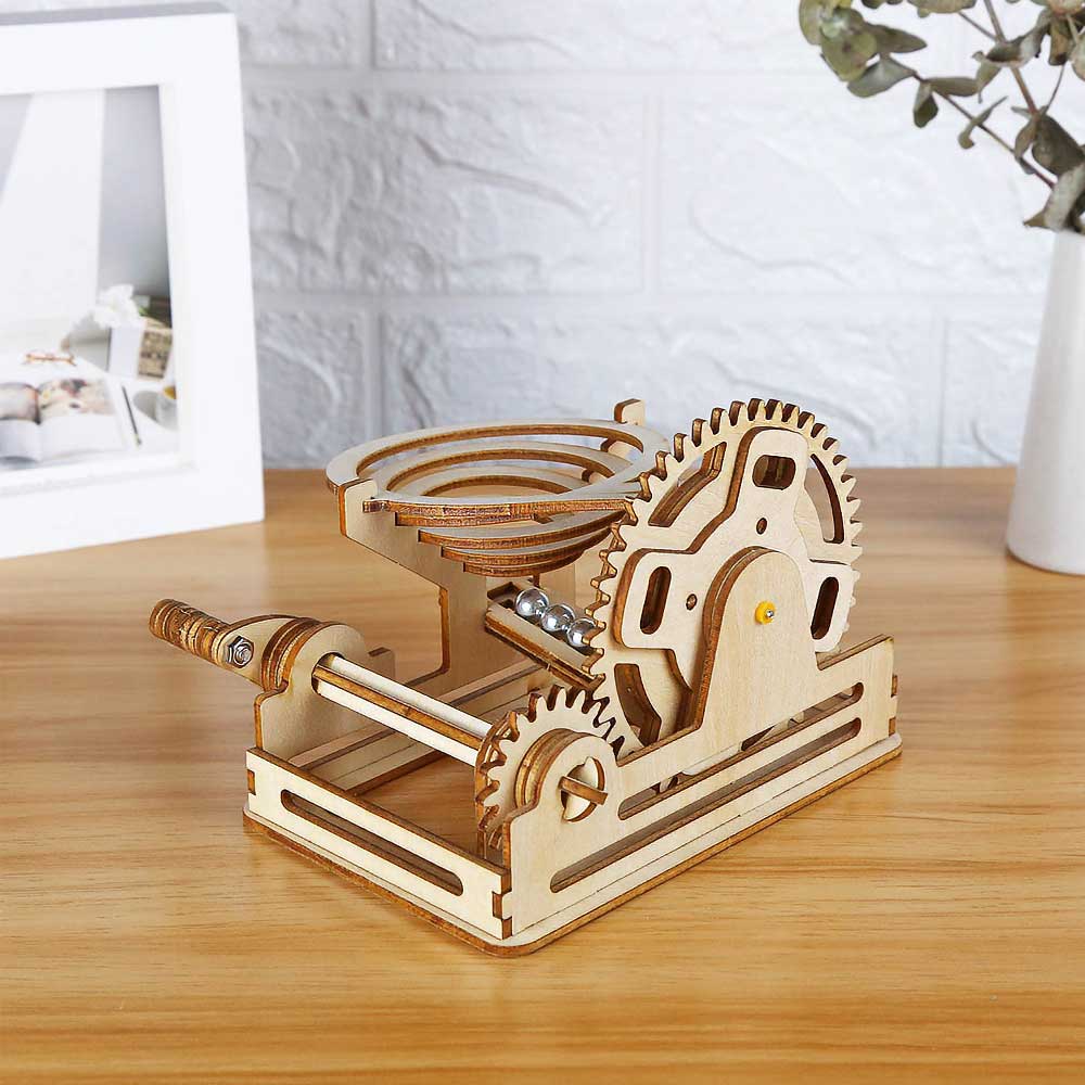 Easy Maze Ball Marble Run Series 3D Wooden Puzzle CraftDIYKit