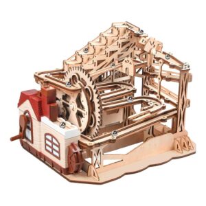 Electric/Manual Marble Run 3D Wooden Puzzle_1