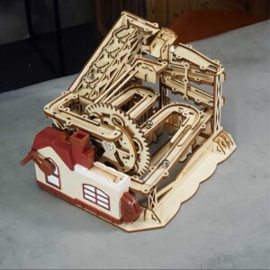 Electric/Manual Marble Run 3D Wooden Puzzle_2