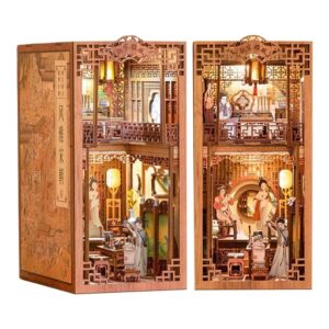 Elegant Party Book Nook Miniature Dollhouse_1