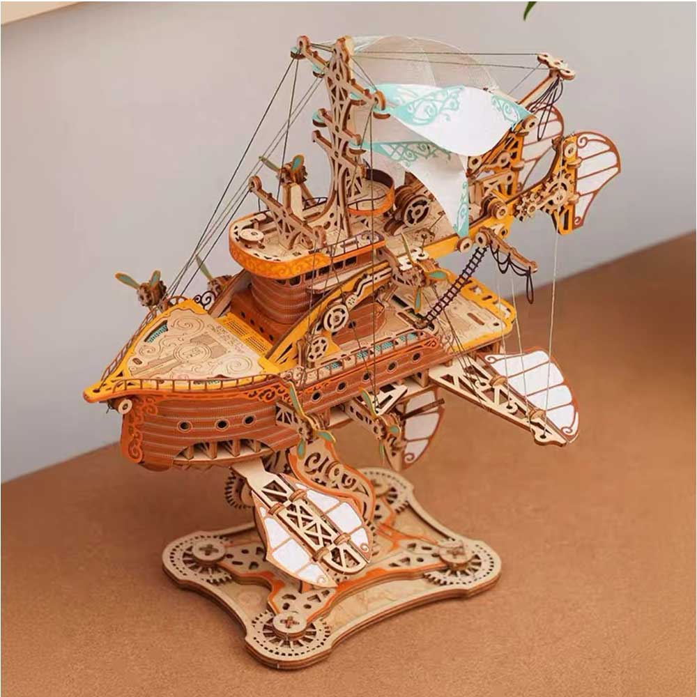 Fantastic Spaceship 3D Wooden Puzzle