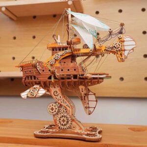 Fantastic Spaceship 3D Wooden Puzzle_3