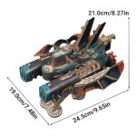 Fantasy Steampunk Submarine 3D Wooden Puzzle_Gray_6