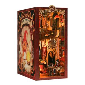 Flame Common Room Book Nook Miniature Dollhouse_1