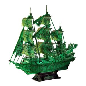Flying Dutchman Ship 3D Paper Puzzle_5