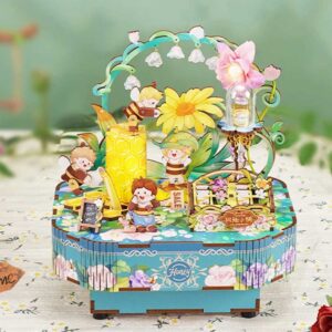Garden Time Music Box 3D Wooden Puzzle_2
