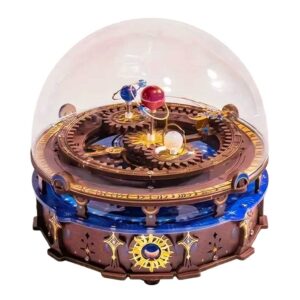 Glowing Planisphere Music Box 3D Wooden Puzzle_1