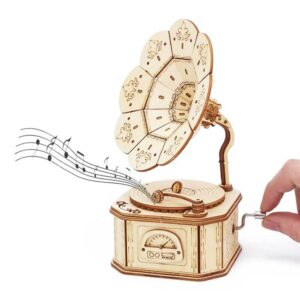 Gramophone Music Box 3D Wooden Puzzle_1
