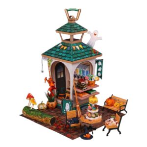 Halloween Cottage 3D Paper Puzzle_1