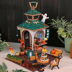 Halloween Cottage 3D Paper Puzzle_2