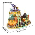 Halloween Pumpkin House 3D Metal Puzzle_6