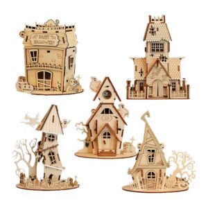 Halloween Single House 3D Wooden Puzzle_1