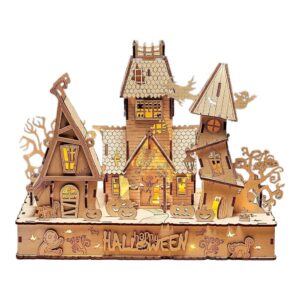 Halloween Tree House 3D Wooden Puzzle_1