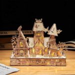 Halloween Tree House 3D Wooden Puzzle_2