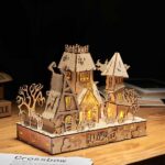 Halloween Tree House 3D Wooden Puzzle_3