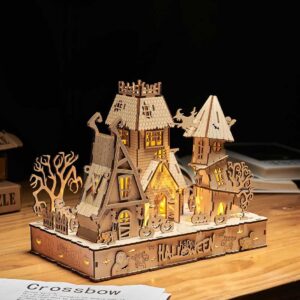 Halloween Tree House 3D Wooden Puzzle_3