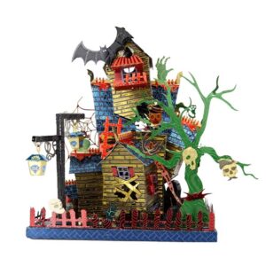 Halloween Vampire House 3D Metal Puzzle_1