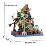 Halloween Vampire House 3D Metal Puzzle_5