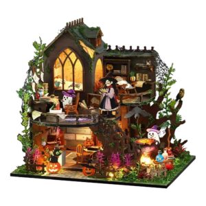 Halloween Witchy Retreat DIY Miniature Dollhouse_1