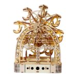Hand-cranked Ferris Wheel Music Box 3D Wooden Puzzle_1