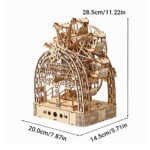 Hand-cranked Ferris Wheel Music Box 3D Wooden Puzzle_6