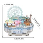 Ice and Snow World Music Box 3D Wooden Puzzle_5